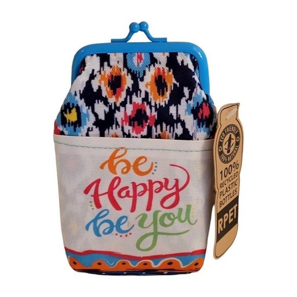 BE HAPPY BE YOU Womens Cigarette Case for 100s Recycled Material - Picture 1 of 5